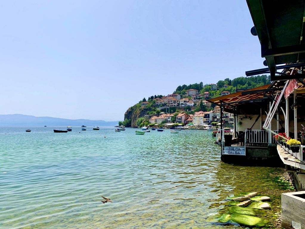 Uitzicht water Balkan Ohrid